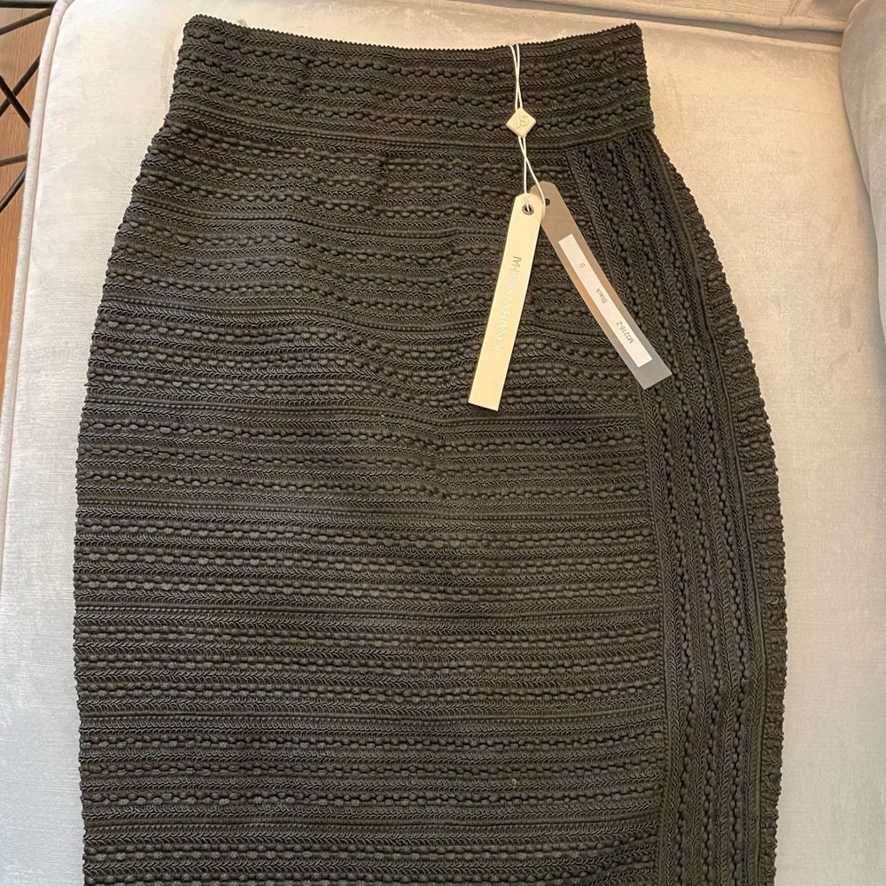 Jonathan Simkhai Black Knee-Length Skirt w/ Tags US 0
